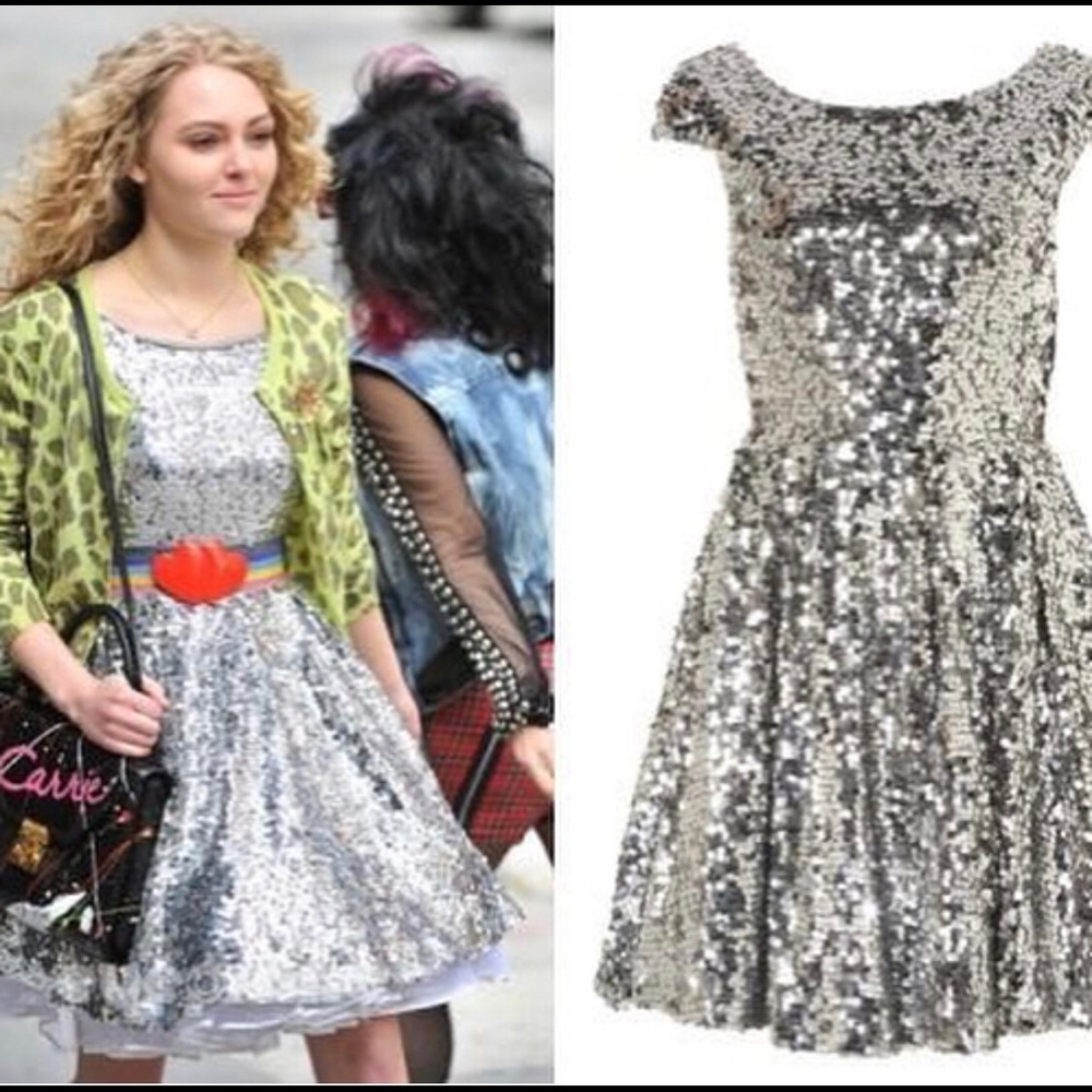 Sequin Skater Dress